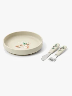 ElodieDetails Spisetid-Elodie Tallerken Sæt Silikone, Bunny Darling