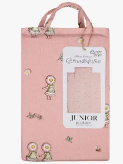 Børn ElsaBeskow Sengetøj-Elsa Beskow Blomsterfesten Sengesæt 150 x 210, Pink