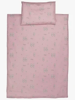 Børn ElsaBeskow Sengetøj-Elsa Beskow Blomsterfesten Sengesæt 150 x 210, Pink