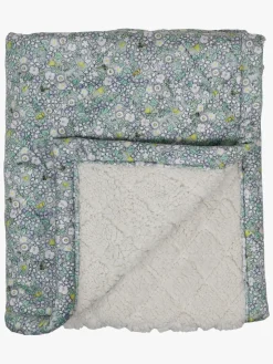 Interiør|ElsaBeskow Elsa Beskow Blomsterfesten Quiltet Tæppe, Blå