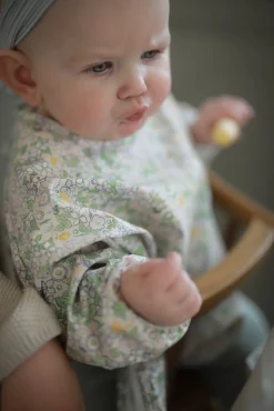 Spisetid|ElsaBeskow Elsa Beskow  Blomsterfestival Langærmet Hagesmæk