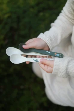 Spisetid|ElsaBeskow Elsa Beskow  Julemandens børn Spisesæt 3 Dele, Beige