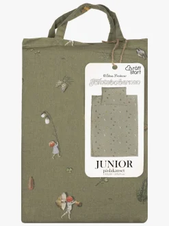 Børn ElsaBeskow Sengetøj-Elsa Beskow Tomtebobarnen Sengesæt 150 x 210, Grøn