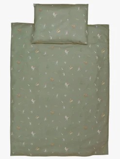 Børn ElsaBeskow Sengetøj-Elsa Beskow Tomtebobarnen Sengesæt 150 x 210, Grøn
