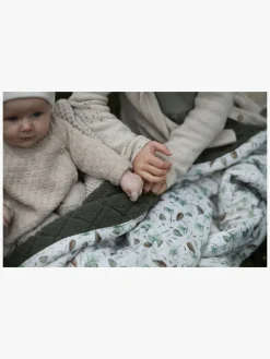 Interiør|ElsaBeskow Elsa Beskow Tomtebobarnen Quiltet Tæppe, Grøn