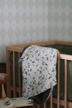 Interiør|ElsaBeskow Elsa Beskow Tomtebobarnen Quiltet Tæppe, Grøn