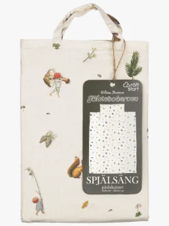 Sengetøj|ElsaBeskow Elsa Beskow Tomtebobarnen Sengesæt 100 x 130 Tremmeseng, Beige