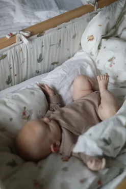 Sengetøj|ElsaBeskow Elsa Beskow Tomtebobarnen Sengesæt 100 x 130 Tremmeseng, Beige