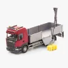 Emek Legetøjsbiler & -Fartøjer-Kranbil Scania, Rød