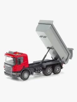 Emek Legetøjsbiler & -Fartøjer-Lastbil m. Tippelad Scania, Rød