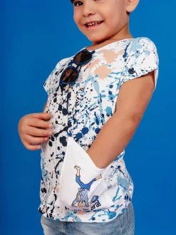 Børn EmilILonneberga Overdele-Emil fra Lønneberg Hoppsan T-shirt, White