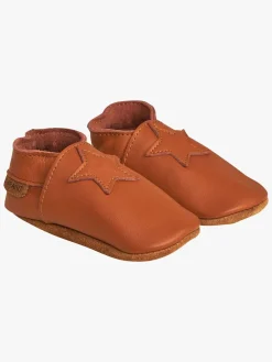 Børn Enfant Hjemmesko-EN FANT Hjemmesko, Leather Brown