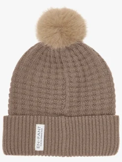 Børn Enfant Uldtøj|Vintertøj-EN FANT Hue Uldblanding med Kunstpels, Fungi