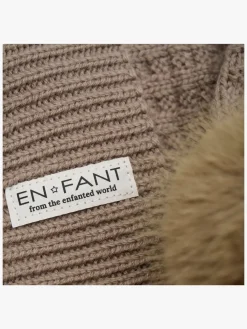 Børn Enfant Uldtøj|Vintertøj-EN FANT Hue Uldblanding med Kunstpels, Fungi