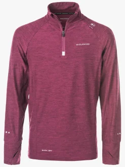 Endurance Sportstøj-Lyle Melange Performance Trøje, purple potion