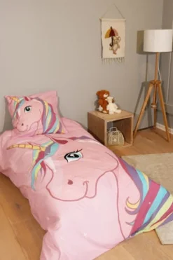 Børn BrandMac Sengetøj-Enhjørning Sengesæt 150x210, Pink
