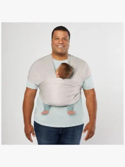 Ergobaby Bæreseler, Strækvikler & Bærestole-Aura Wrap Mesh Strækvikle, Soft Grey