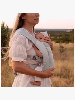 Bæreseler, Strækvikler & Bærestole|Ergobaby Embrace Soft Air Mesh Bæresele, Soft Grey Grå