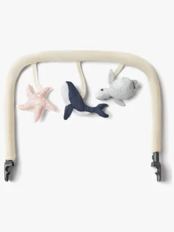 Skråstole & Babygynger|Ergobaby Evolve Legetøjsbøjle Ocean Wonders, Cream Beige