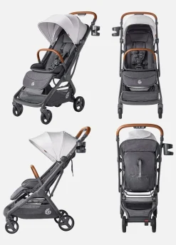 Rejseklapvogne|Ergobaby Metro 3 Deluxe Klapvogn, Pearl Grey Grå