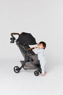 Rejseklapvogne|Ergobaby Metro+ Deluxe Klapvogn, London Skyline Shadow Grå