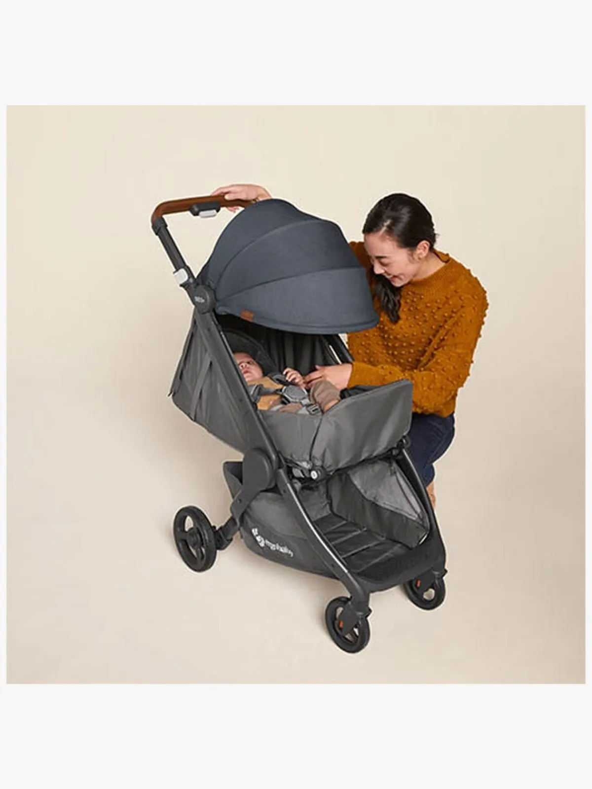 Ergobaby Rejseklapvogne-Metro+ Deluxe Klapvogn, London Grey