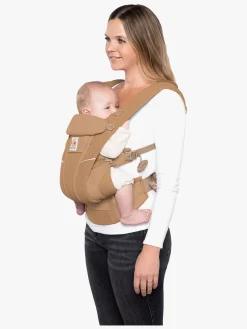 Bæreseler, Strækvikler & Bærestole|Ergobaby Omni Breeze Bæresele, Camel Brown Brun