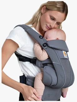Bæreseler, Strækvikler & Bærestole|Ergobaby Omni Breeze Bæresele, Graphite Grey Grå