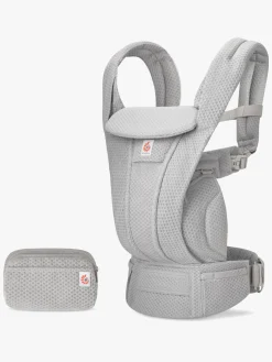 Bæreseler, Strækvikler & Bærestole|Ergobaby Omni Deluxe Bæresele Mesh, Pearl Grey Grå