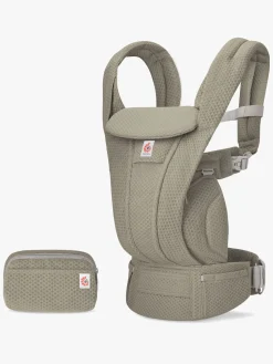 Bæreseler, Strækvikler & Bærestole|Ergobaby Omni Deluxe Bæresele Mesh, Soft Olive Grøn