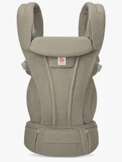 Bæreseler, Strækvikler & Bærestole|Ergobaby Omni Deluxe Bæresele Mesh, Soft Olive Grøn