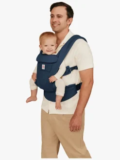 Bæreseler, Strækvikler & Bærestole|Ergobaby Omni Deluxe Bæresele Cotton, Midnight Blue Blå