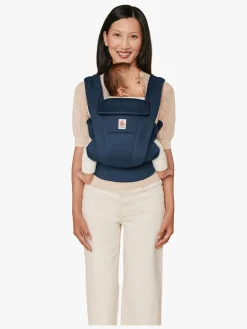 Bæreseler, Strækvikler & Bærestole|Ergobaby Omni Deluxe Bæresele Cotton, Midnight Blue Blå
