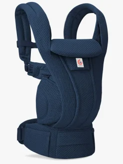Bæreseler, Strækvikler & Bærestole|Ergobaby Omni Deluxe Bæresele Mesh, Midnight Blue Blå