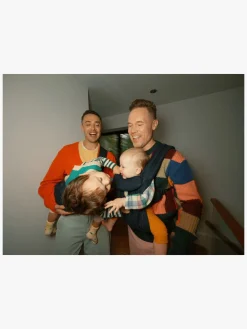 Bæreseler, Strækvikler & Bærestole|Ergobaby Omni Deluxe Bæresele Mesh, Midnight Blue Blå