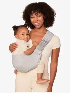 Bæreseler, Strækvikler & Bærestole|Ergobaby Upsie Sling Bæresele, Pearl Grey Grå