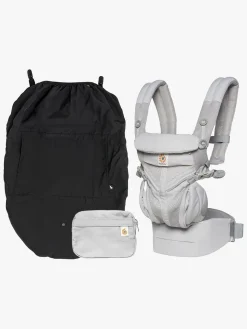 Bæreseler, Strækvikler & Bærestole|Ergobaby  Omni 360 Cool Air Bæresele inkl. Regnslag, Grå