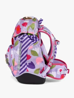 Tasker|Ergobag Prime Rygsæk 20L, Flower PowBear Lilla/Lyserød/Grøn