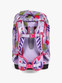 Tasker|Ergobag Prime Rygsæk 20L, Flower PowBear Lilla/Lyserød/Grøn