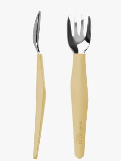 Spisetid|EverydayBaby Everyday Baby Bestiksæt Silikone 2-pak, Gul