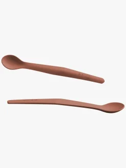 EverydayBaby Spisetid-Everyday Baby Ske Silikone 2-pak, Rød