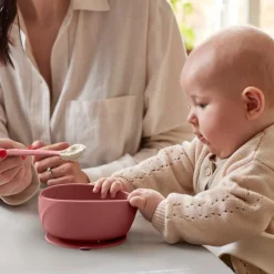 Spisetid|EverydayBaby Everyday Baby Skål Silikone, Rød Rød