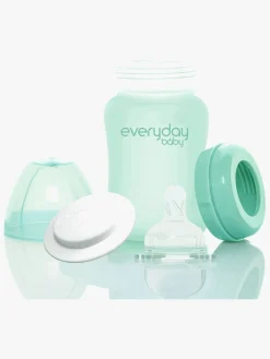 EverydayBaby Spisetid-Everyday Baby Sutteflaske Glas 150 ml, Mintgrøn