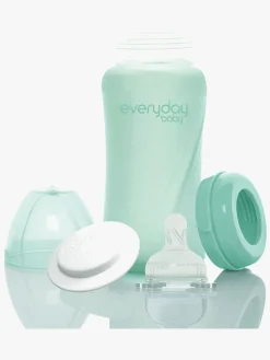 EverydayBaby Spisetid-Everyday Baby Sutteflaske Glas 240 ml, Mintgrøn