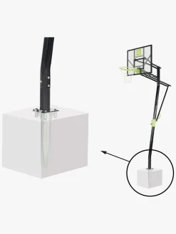 Boldsport|EXIT Galaxy Stativ m. Basketkurv Skal nedgraves, Grøn/Sort
