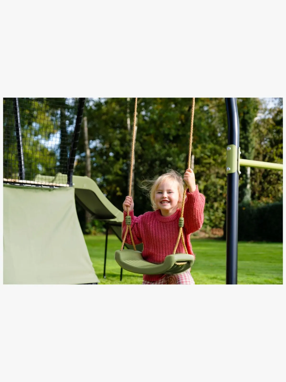 EXIT Udeleg-Ivy Legetårn med Rutsjebane & Gyngestativ