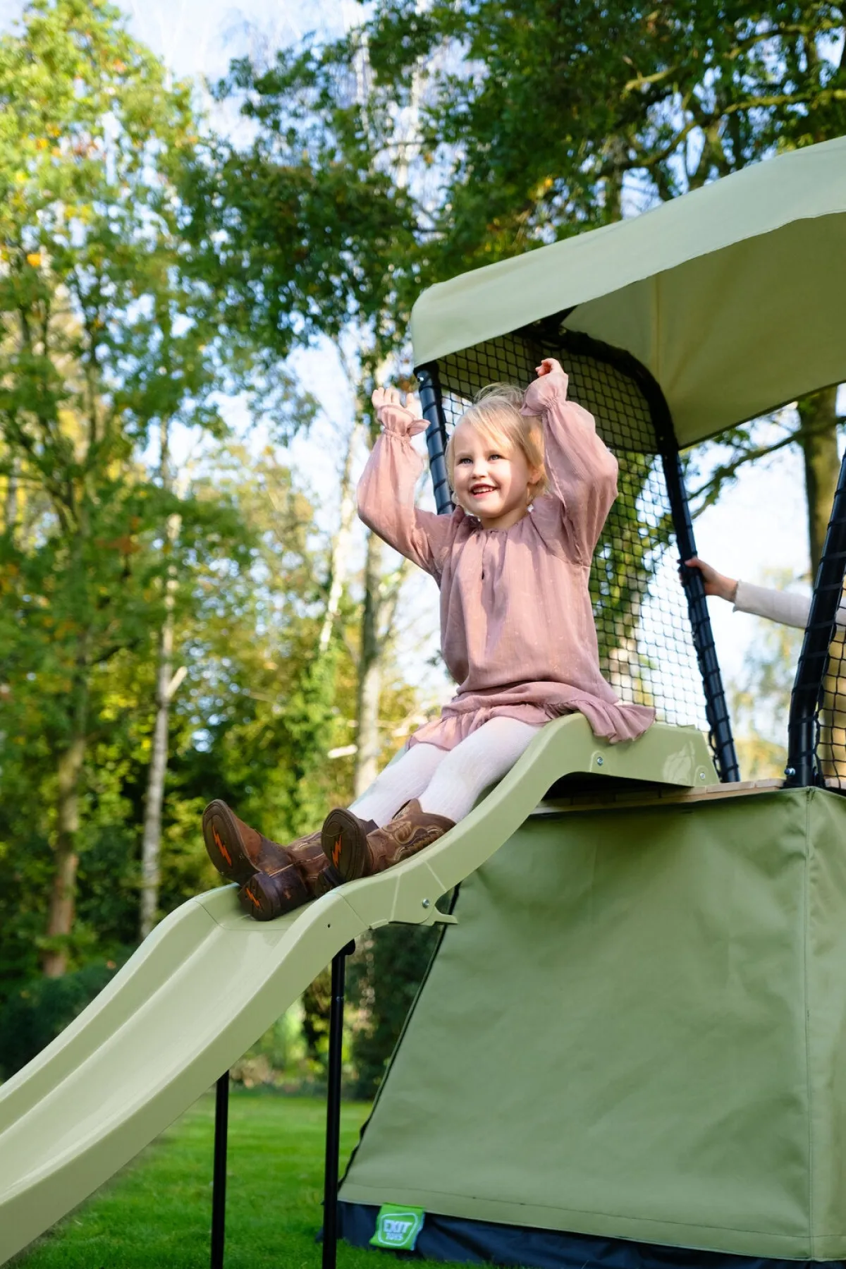 EXIT Udeleg-Ivy Legetårn med Rutsjebane & Gyngestativ