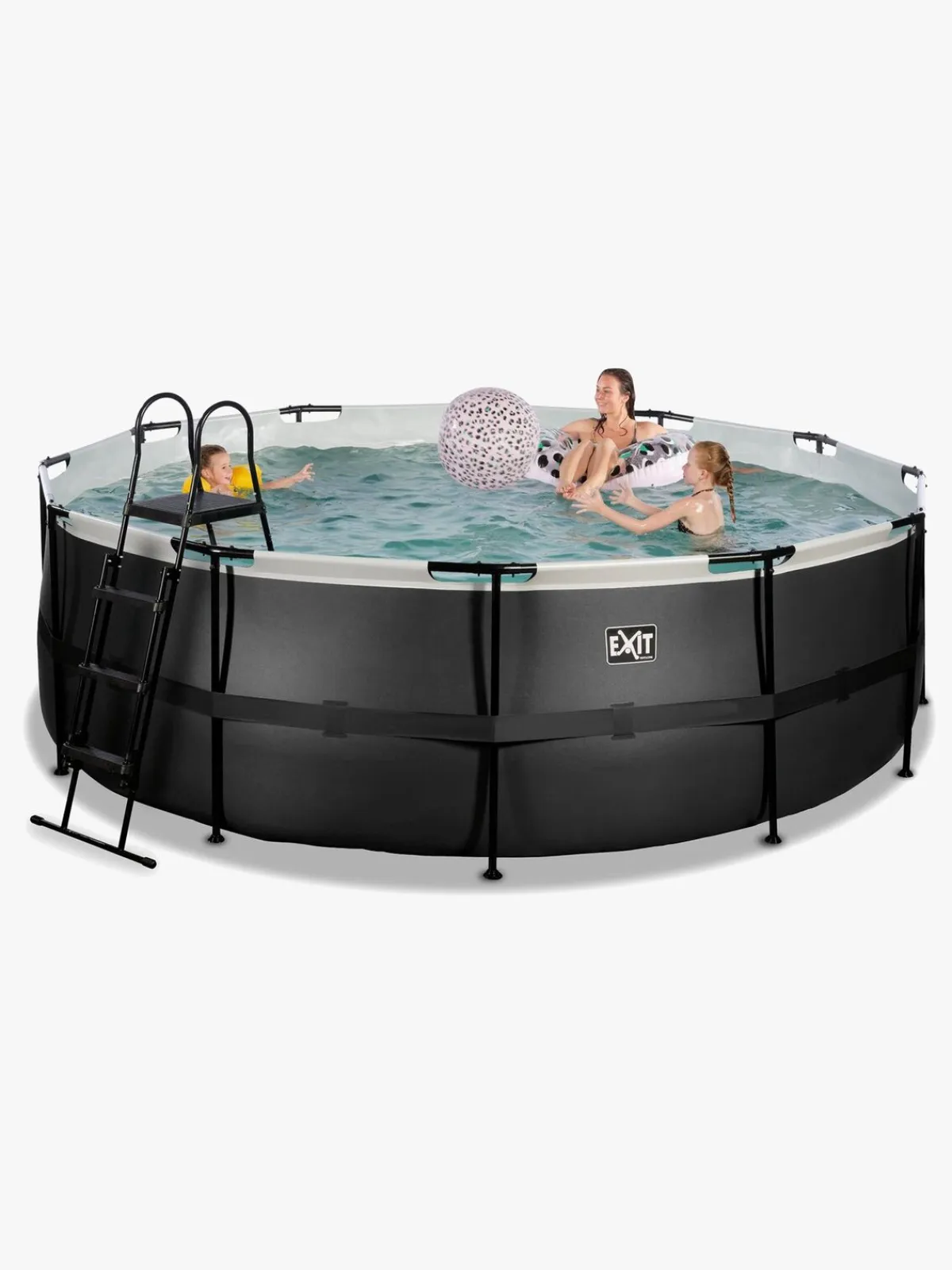 EXIT Vandleg-Pool 427x122 cm, Sort