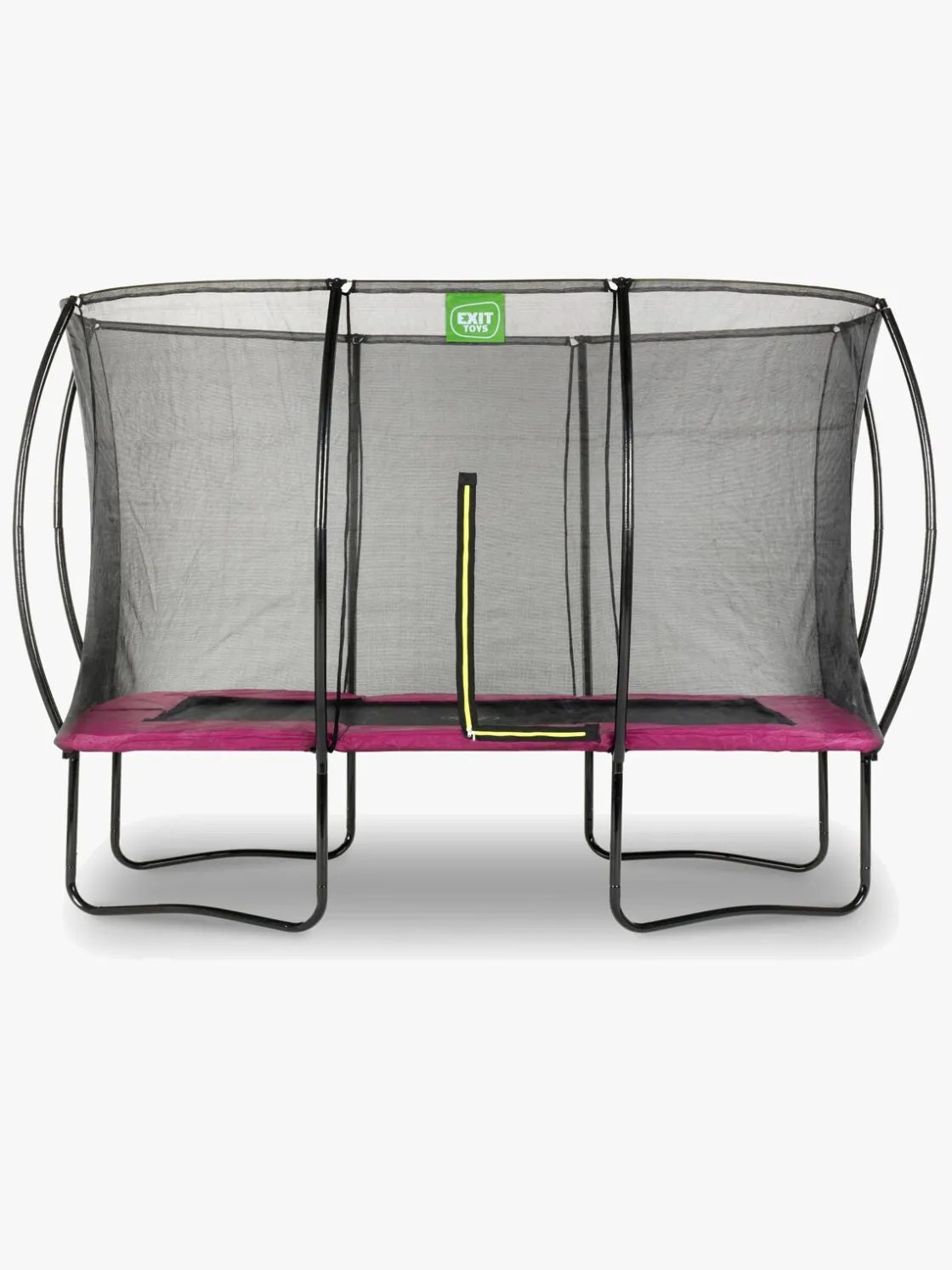 Udeleg|EXIT Silhouette Trampolin inkl. Sikkerhedsnet 244x366 cm, Pink