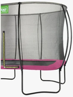 Udeleg|EXIT Silhouette Trampolin inkl. Sikkerhedsnet 244x366 cm, Pink